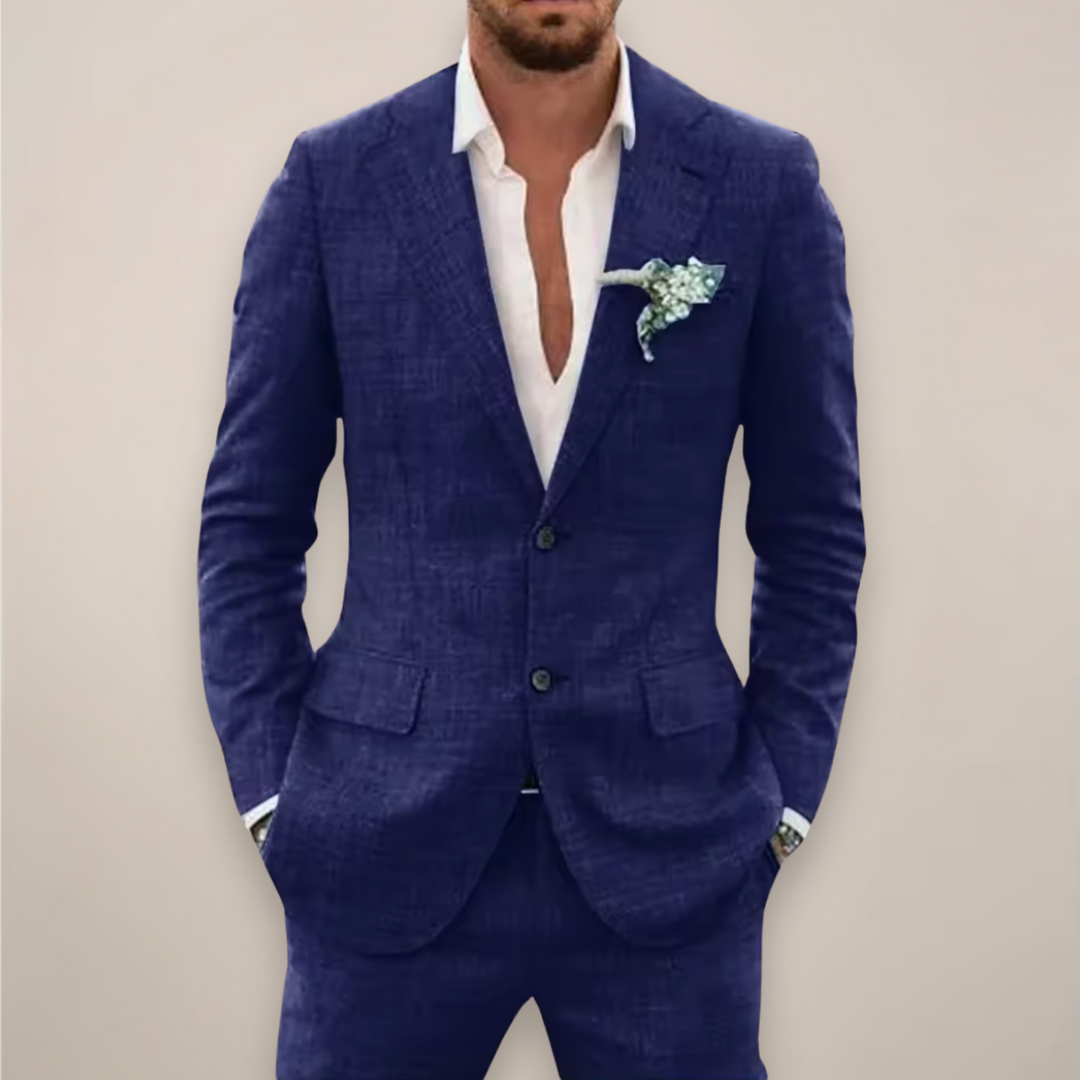 Tailored Two-Piece Suit for Men, Plus Size