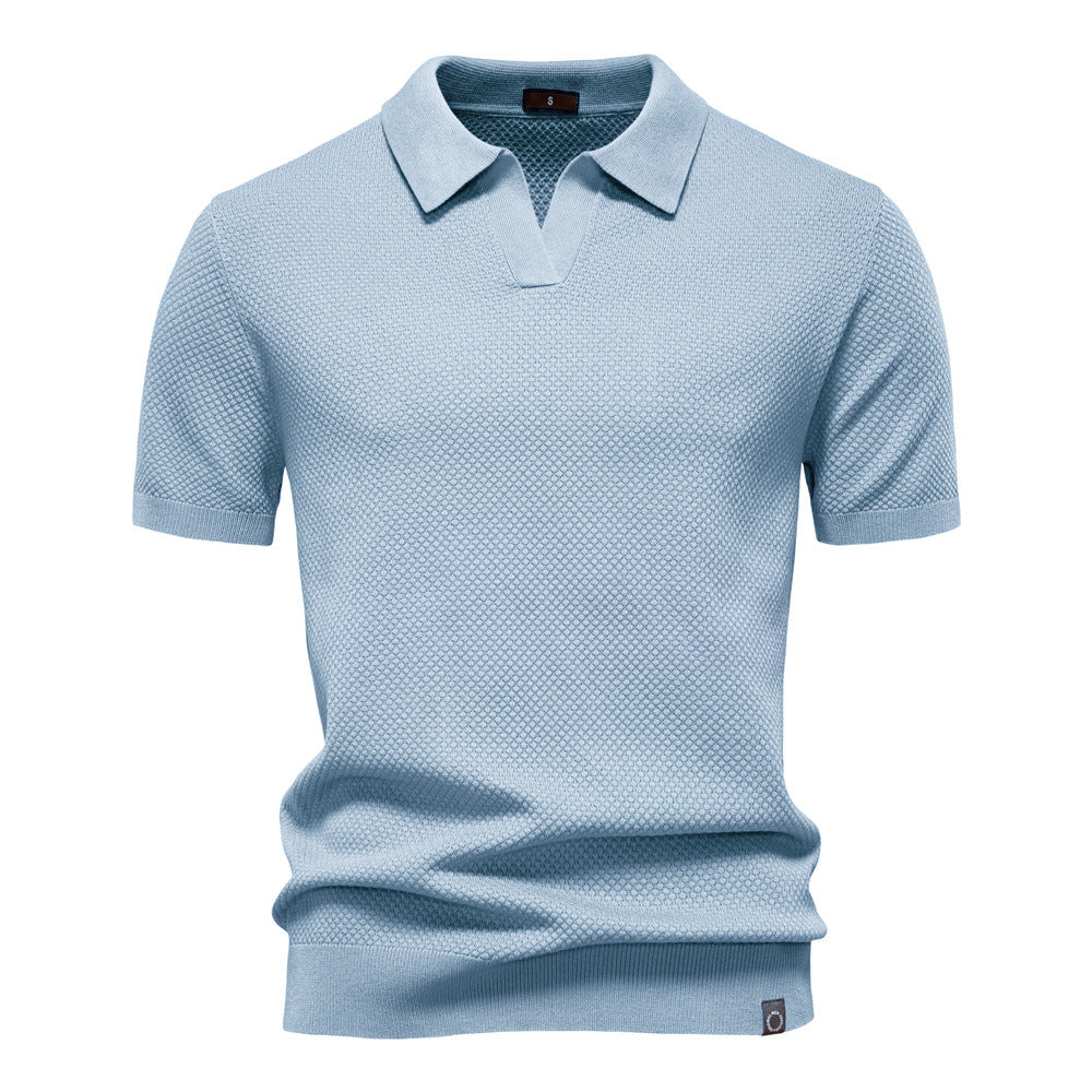 Textured Polo Shirt, Men's Classic Fit