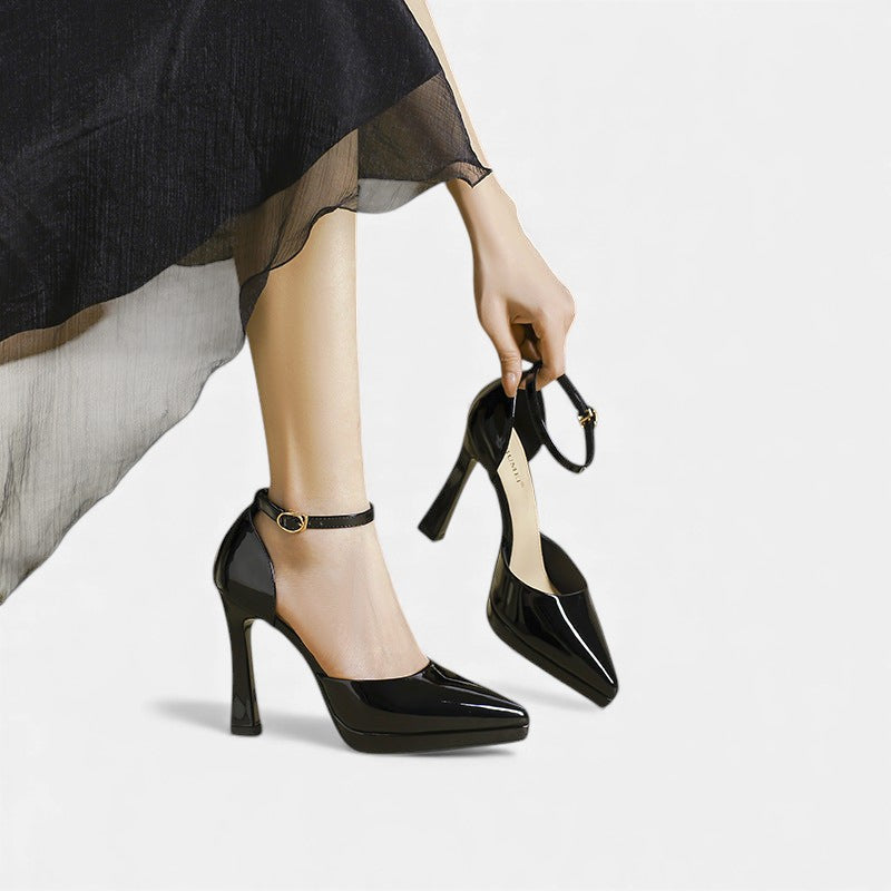 Stylish Ankle Strap Pointed Heels for Women