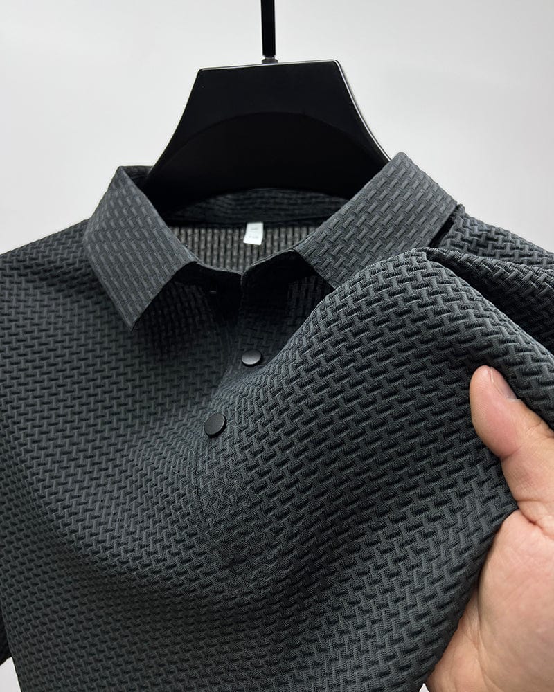 Button-Up Polo Shirt for Men, Stylish Style