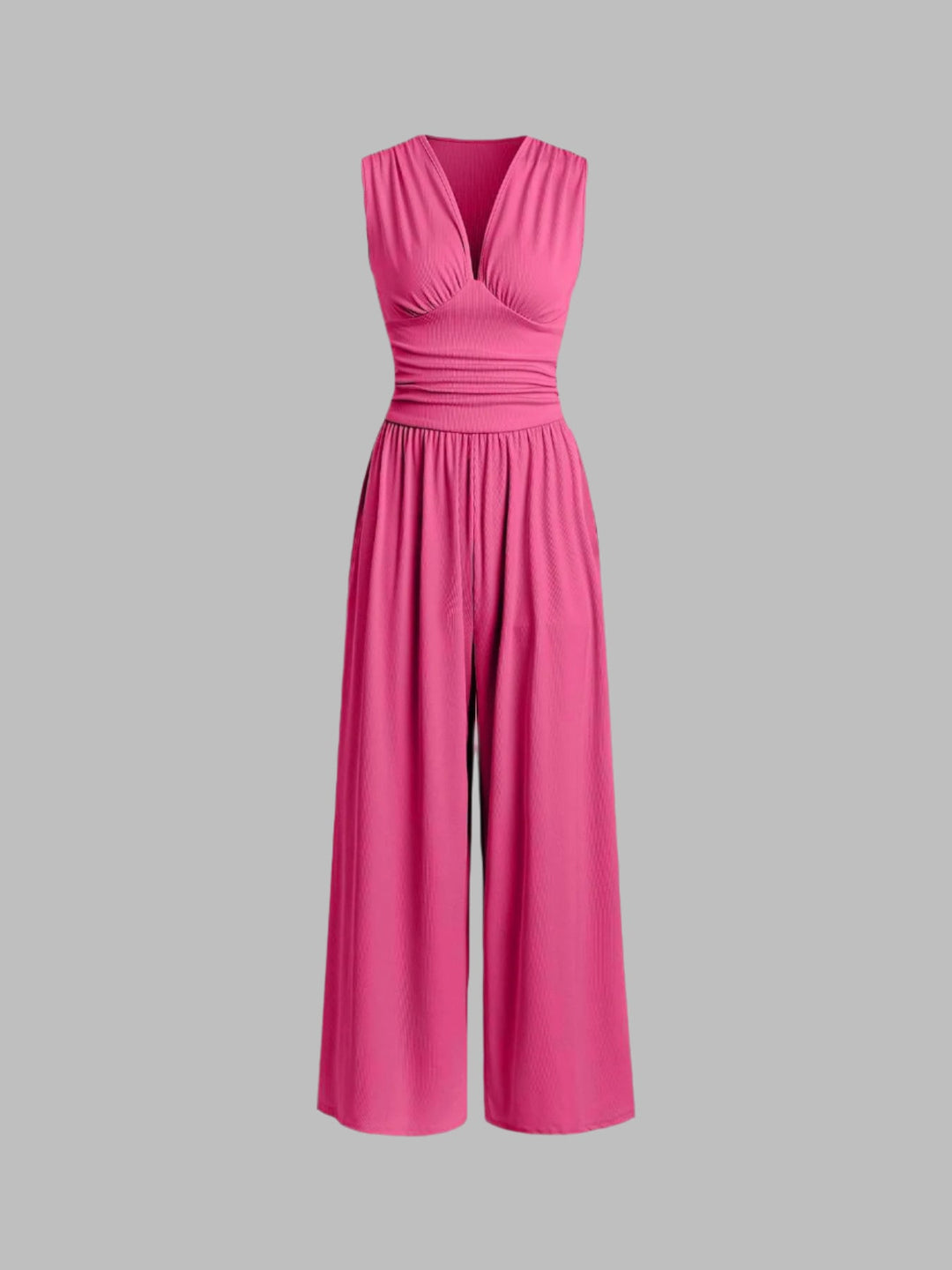 Sleeveless Wide-Leg Jumpsuit for Women, Chic Style