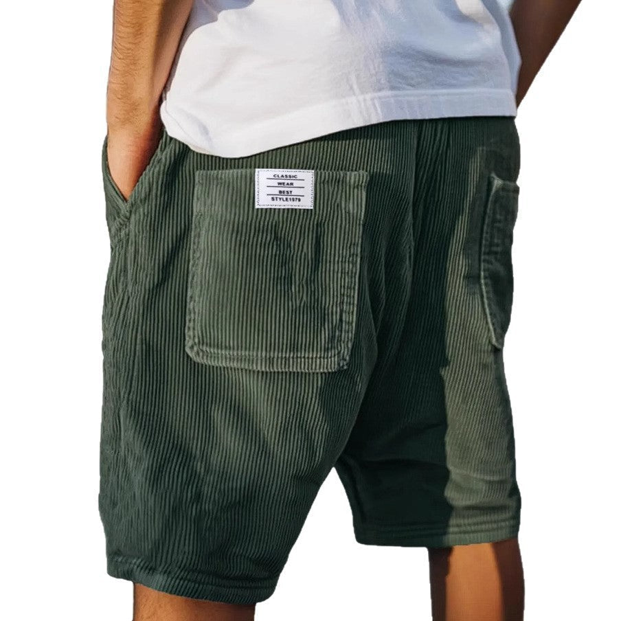 Refined Textured Tailored Shorts for Men