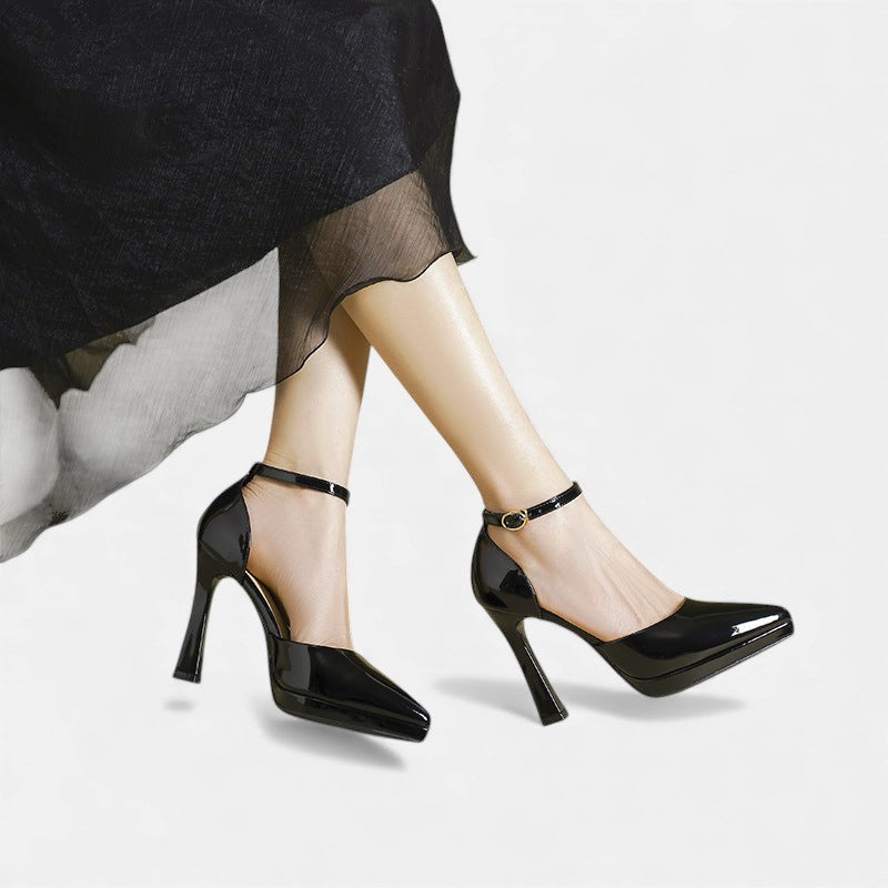 Stylish Ankle Strap Pointed Heels for Women