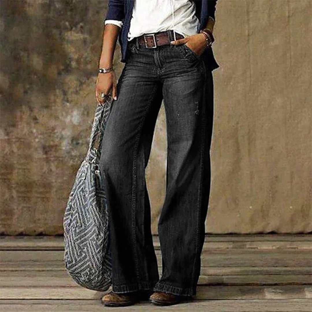 Wide-Leg Jeans for Women, Vintage Style
