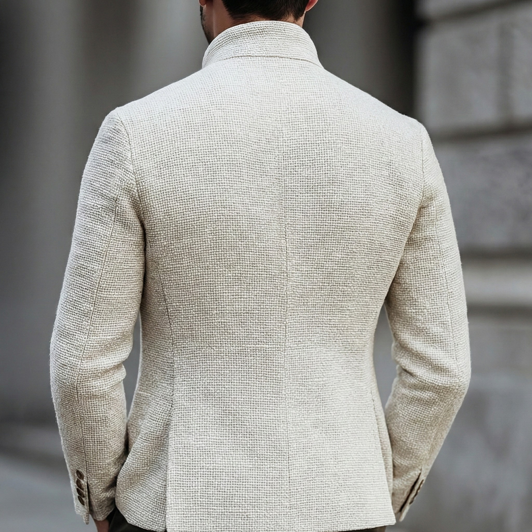 Refined Single Breasted Cardigan for Men