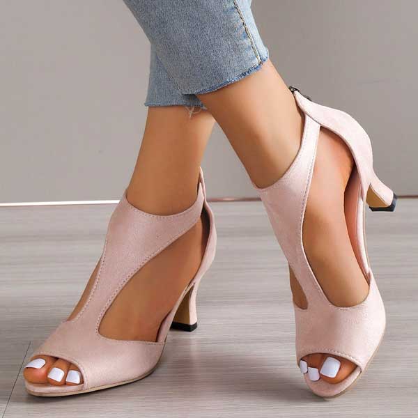Comfortable Orthopedic Heeled Sandals for Women, Arch Support