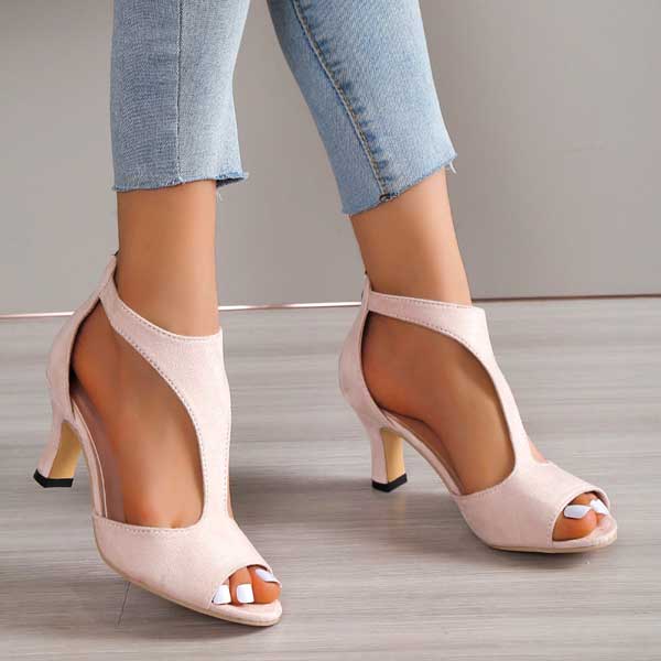 Comfortable Orthopedic Heeled Sandals for Women, Arch Support