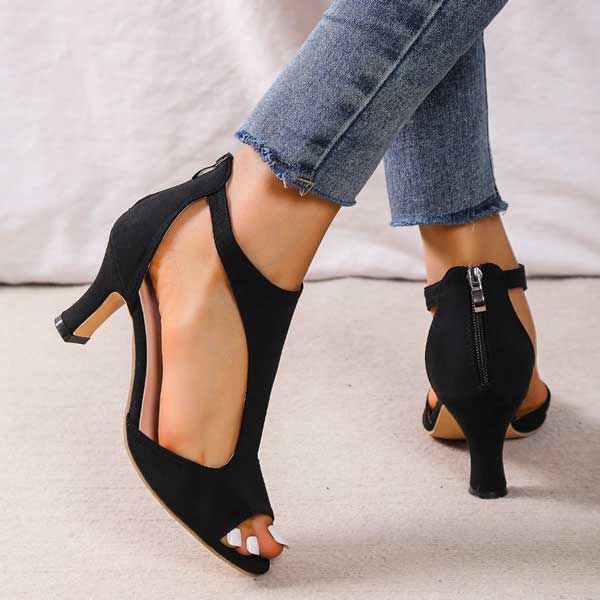 Comfortable Orthopedic Heeled Sandals for Women, Arch Support