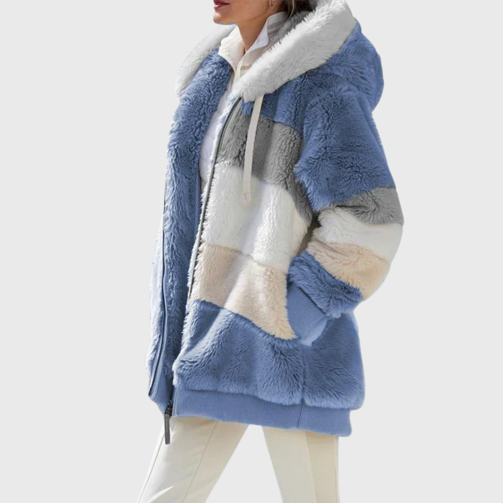 Elegant Multicolor Warm Puffer jacket for Women, Plus Size