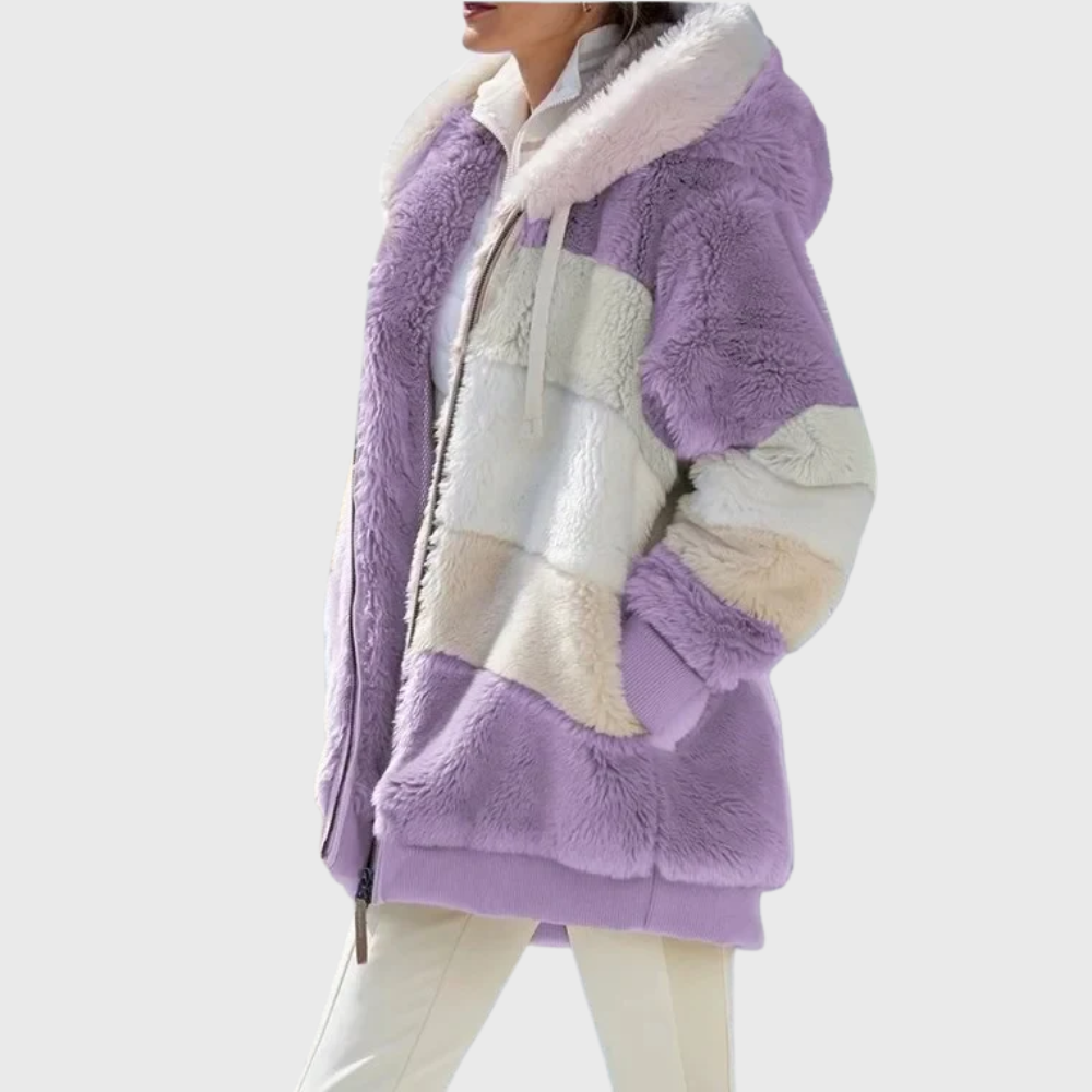 Elegant Multicolor Warm Puffer jacket for Women, Plus Size