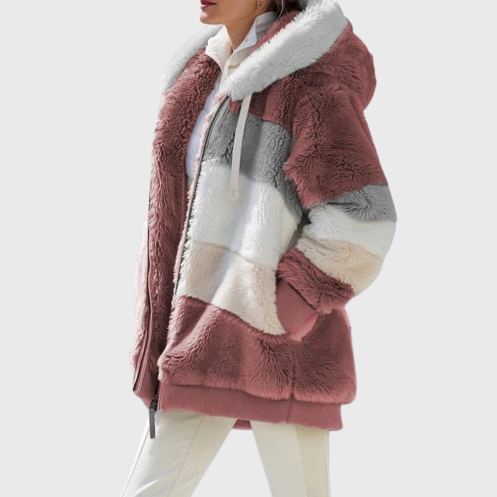 Elegant Multicolor Warm Puffer jacket for Women, Plus Size