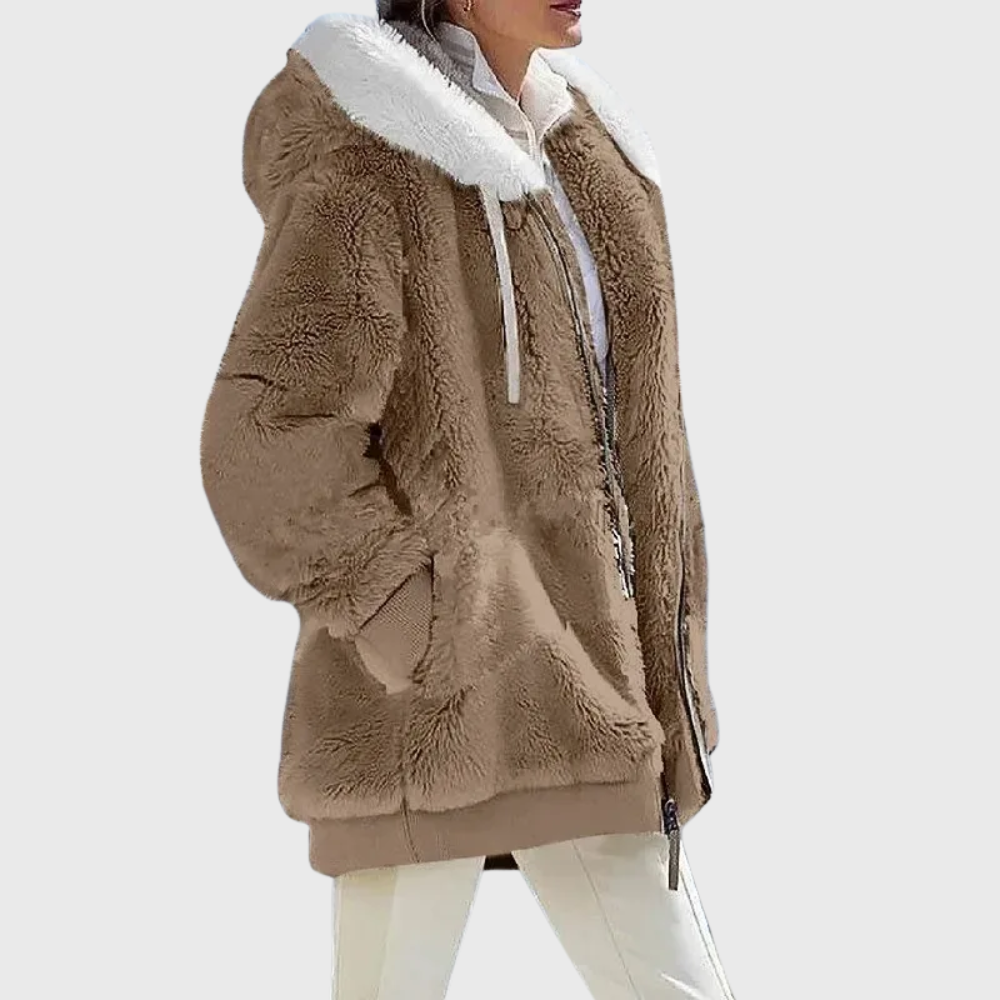 Elegant Multicolor Warm Puffer jacket for Women, Plus Size