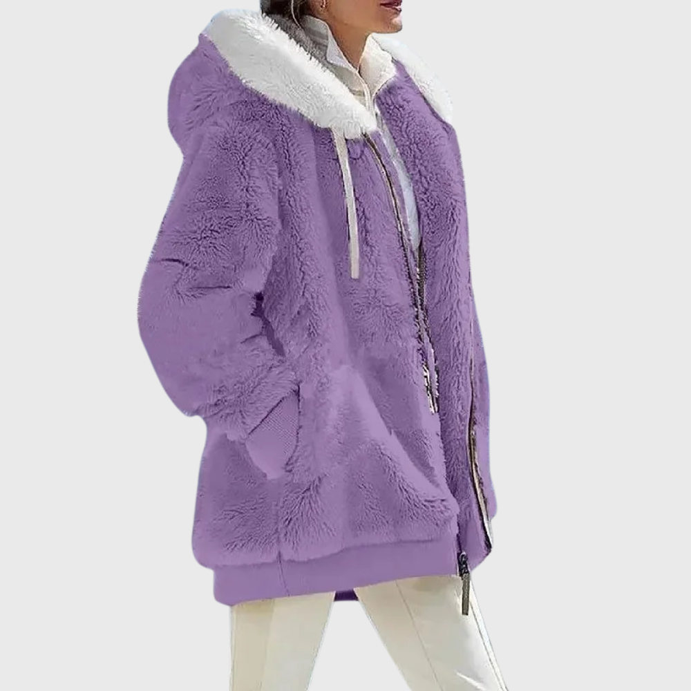 Elegant Multicolor Warm Puffer jacket for Women, Plus Size