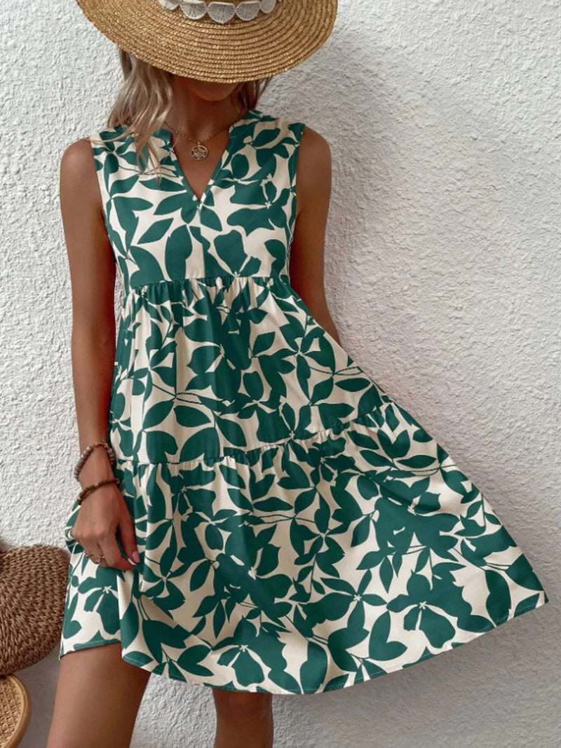 Ladies Boho Floral Dress