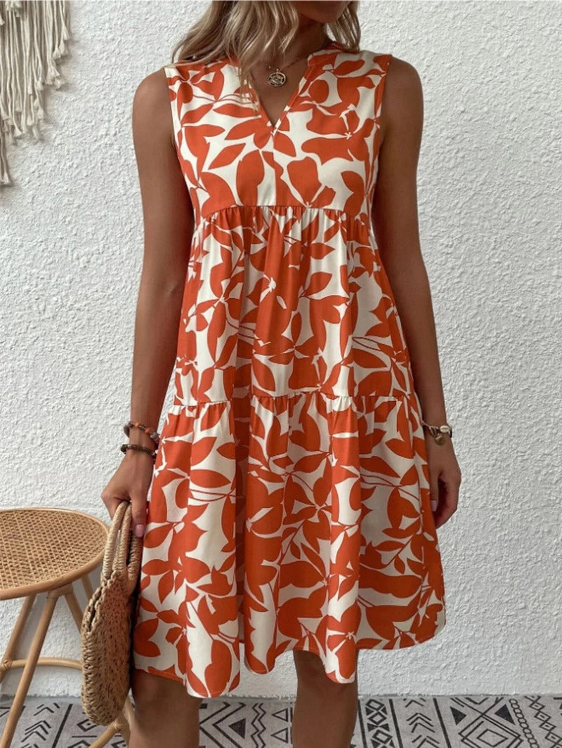 Ladies Boho Floral Dress