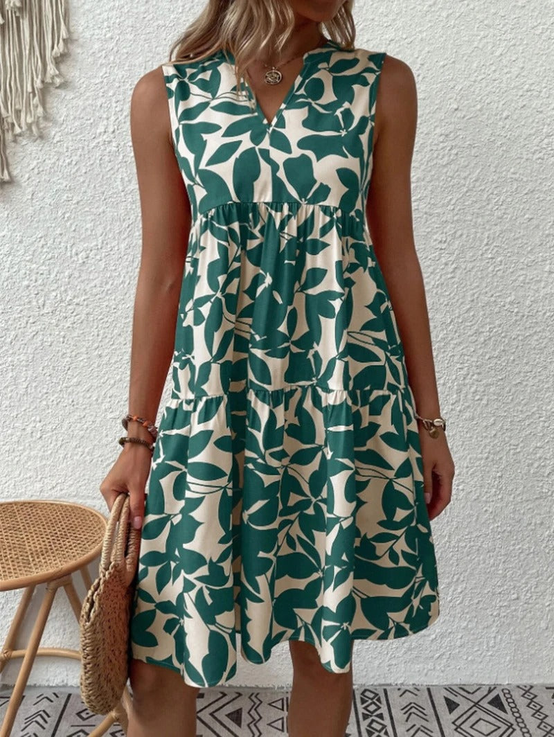 Ladies Boho Floral Dress