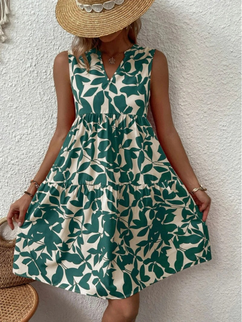 Ladies Boho Floral Dress