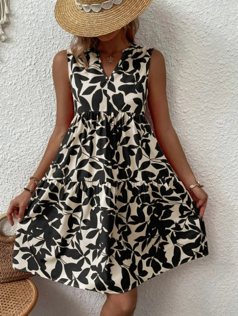 Ladies Boho Floral Dress