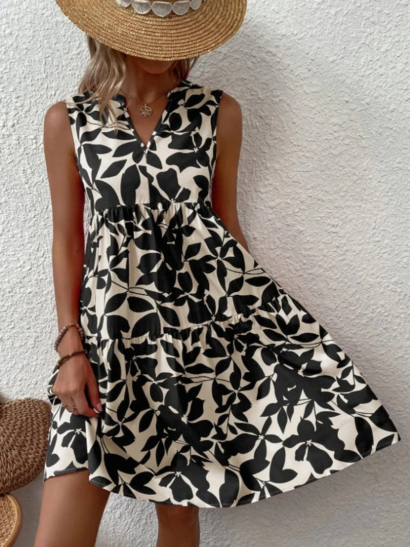 Ladies Boho Floral Dress