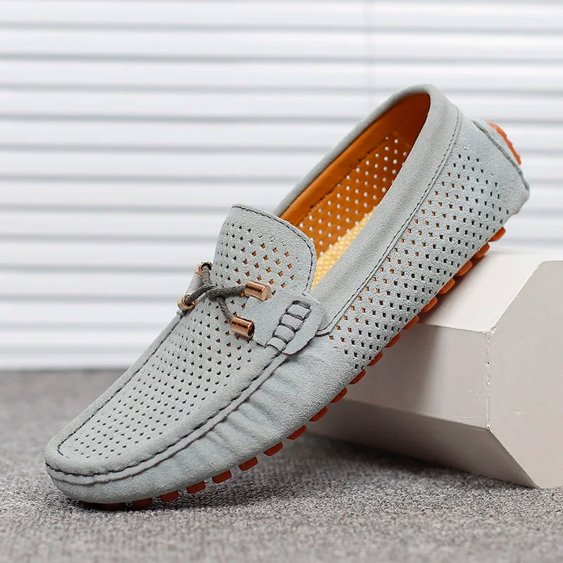 Classic Breathable Lace Loafers for Men