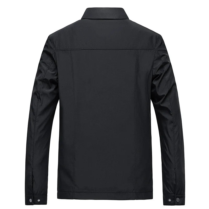 Refined Weather-Ready Jacket for Men, Plus Size
