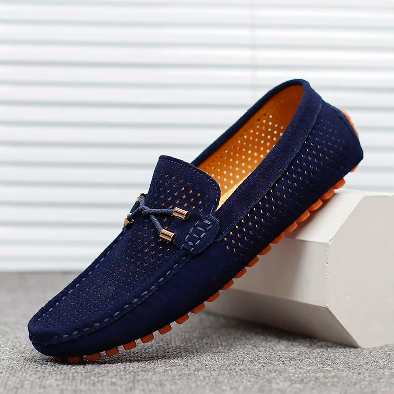 Classic Breathable Lace Loafers for Men