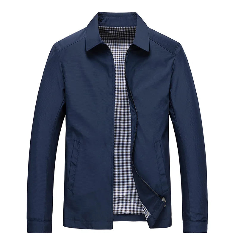 Refined Weather-Ready Jacket for Men, Plus Size