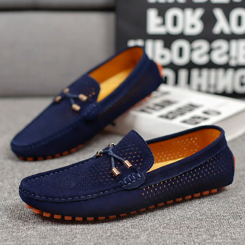 Classic Breathable Lace Loafers for Men