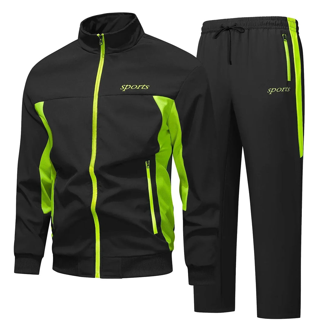 Active Two-Piece Tracksuit Set for Men