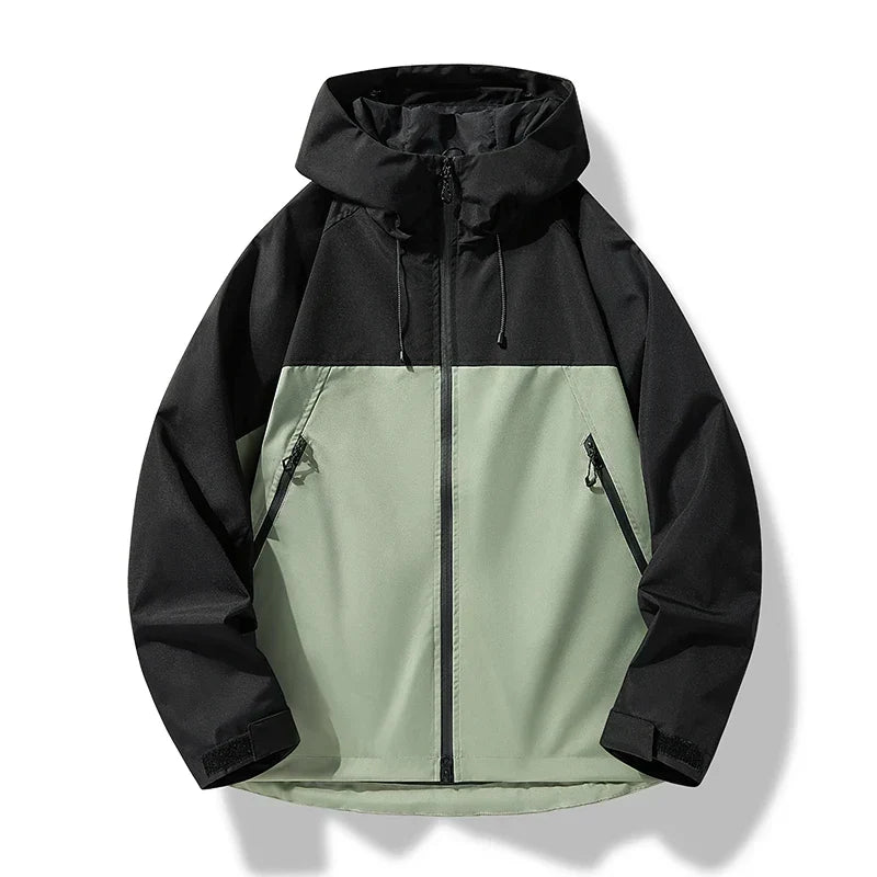 All-Weather Hooded Shell Jacket for Men