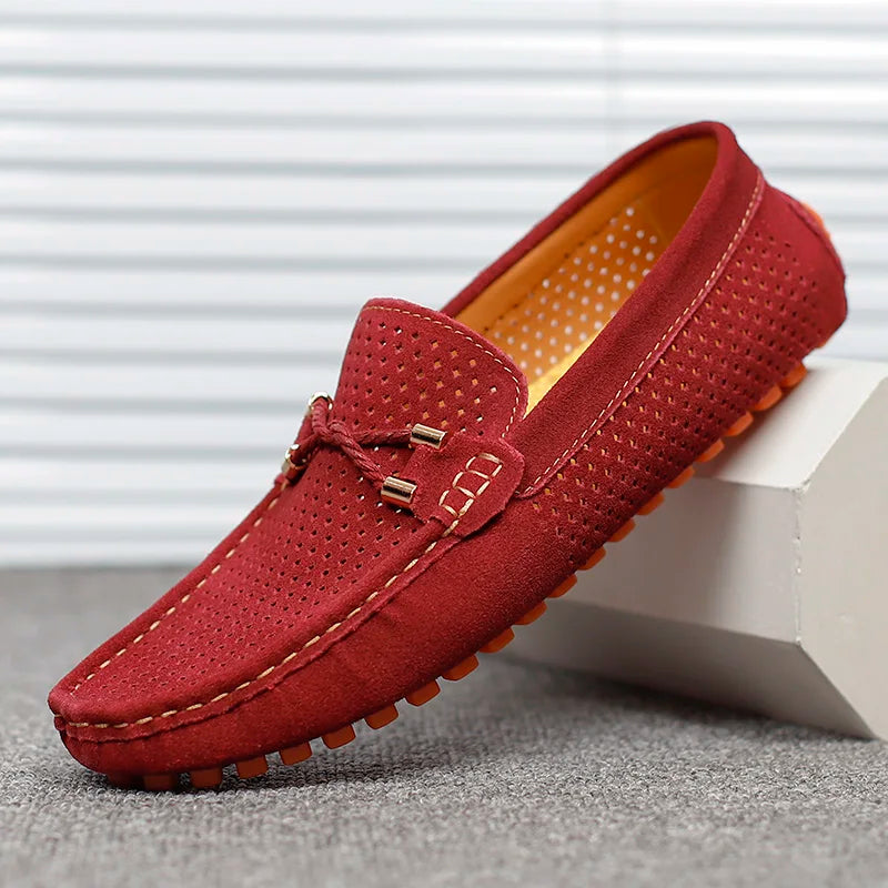 Classic Breathable Lace Loafers for Men