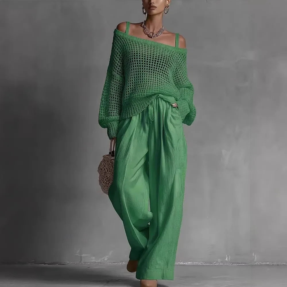 Two-Piece Set, Women's Relaxed Fit