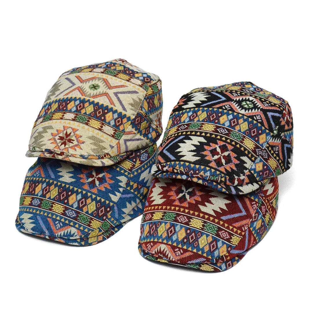 Colorful Vintage Aztec Cap for Men