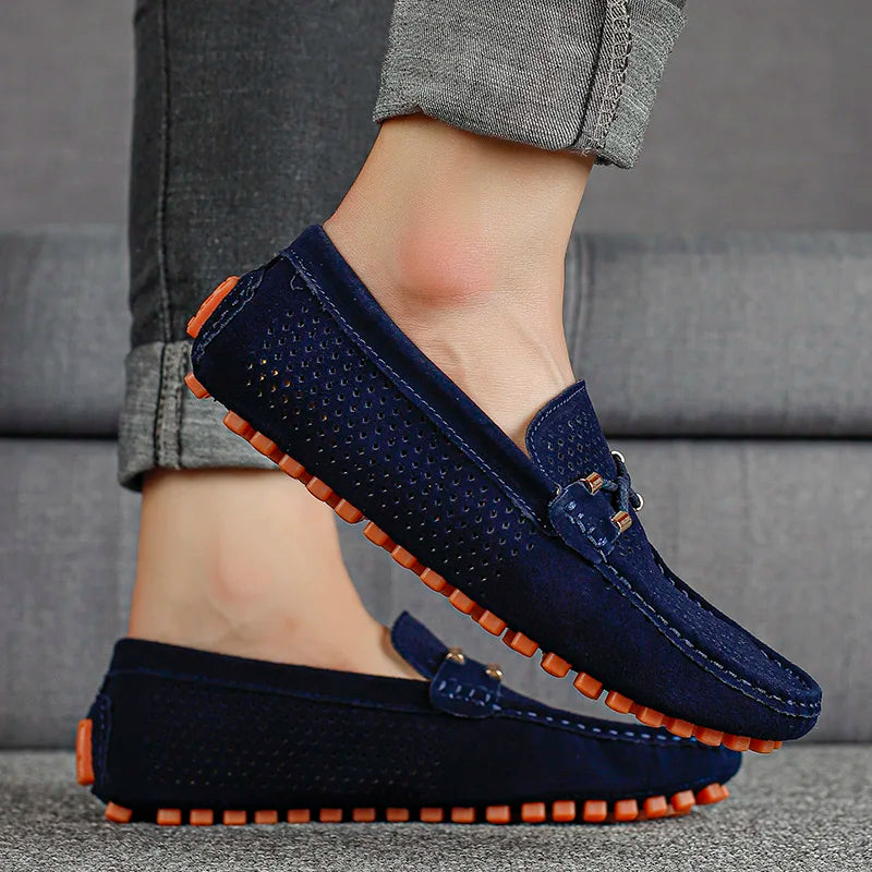 Classic Breathable Lace Loafers for Men