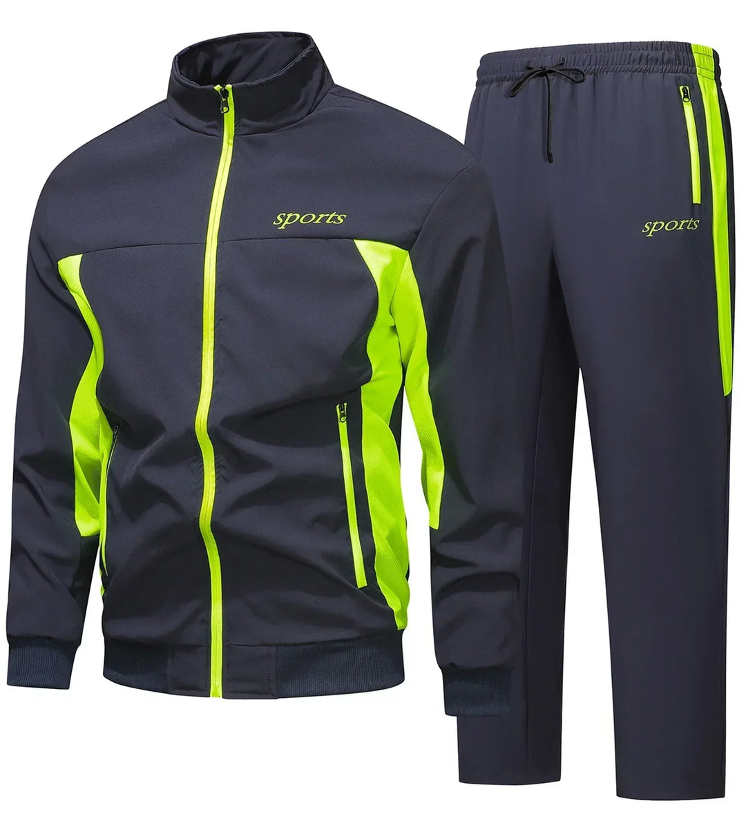Active Two-Piece Tracksuit Set for Men