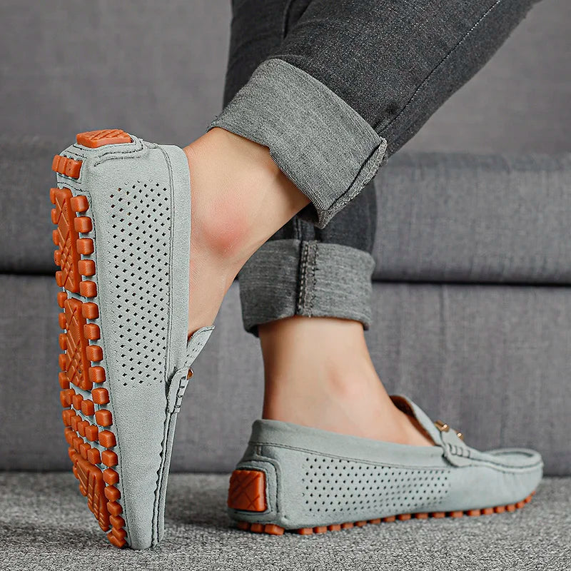 Classic Breathable Lace Loafers for Men