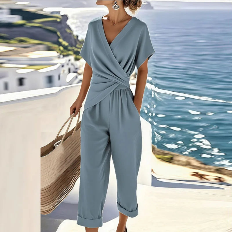 Two-Piece Comfortable Set for Women, Elegant Style