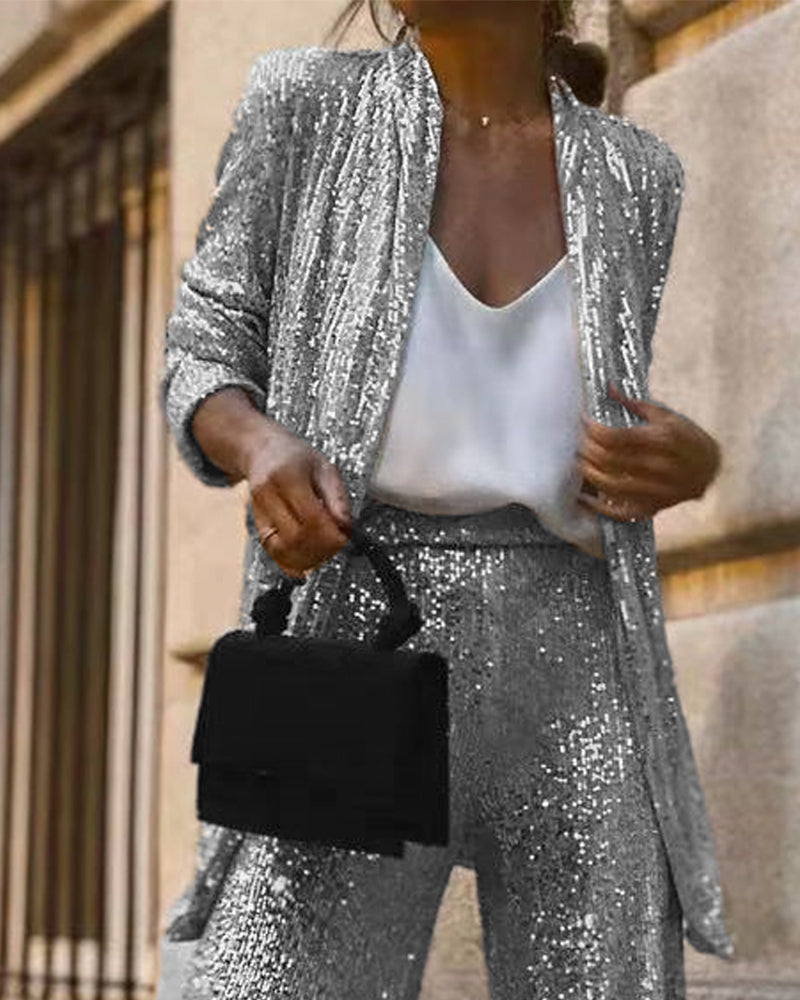 Women's Knit Cardigan – Sequin