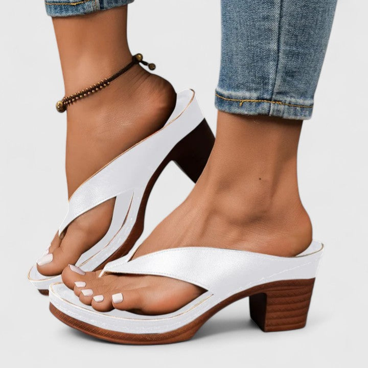 Ladies Timeless Block-Heel Sandals