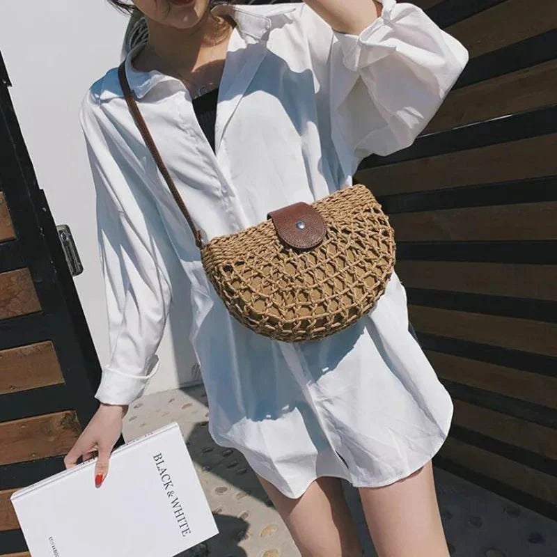 Braided Web Design Bag, Women's Stylish Fit