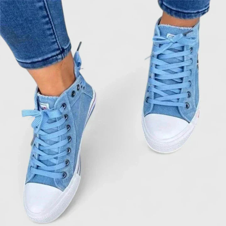 Ladies Stylish Orthopedic Zippered Shoes