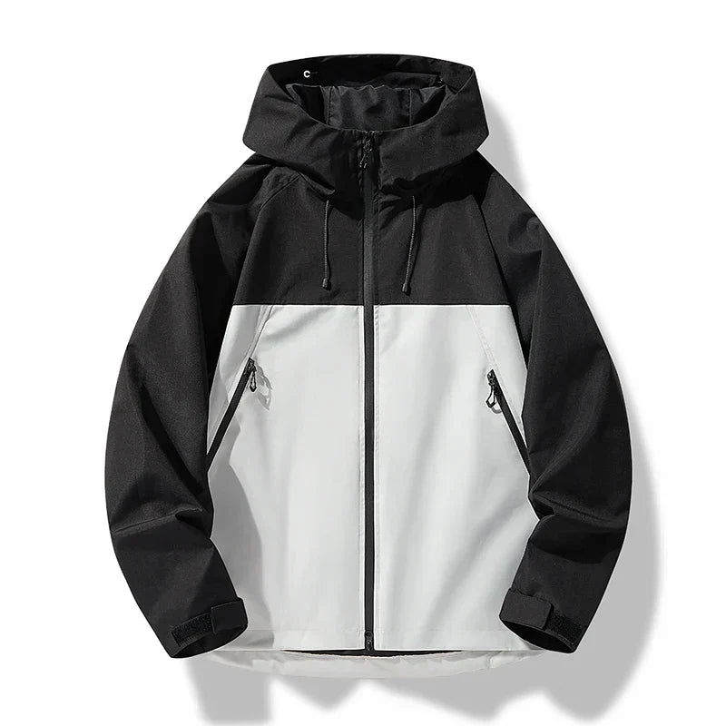 All-Weather Hooded Shell Jacket for Men