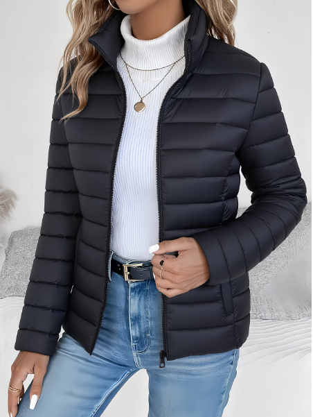 Quilted Spring Jacket for Women, Lightweight Style