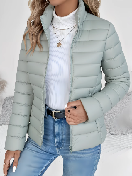 Quilted Spring Jacket for Women, Lightweight Style