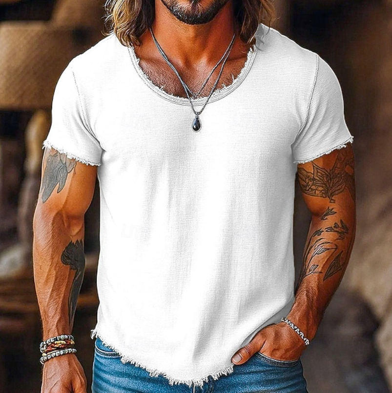 Relaxed Crew Neck T-Shirt for Men