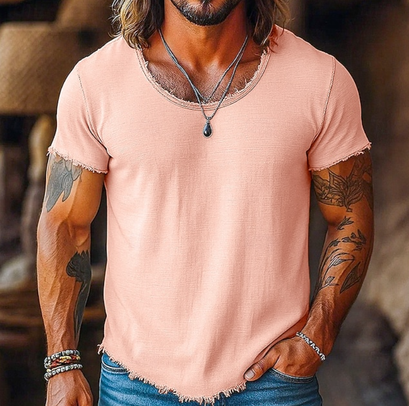 Relaxed Crew Neck T-Shirt for Men