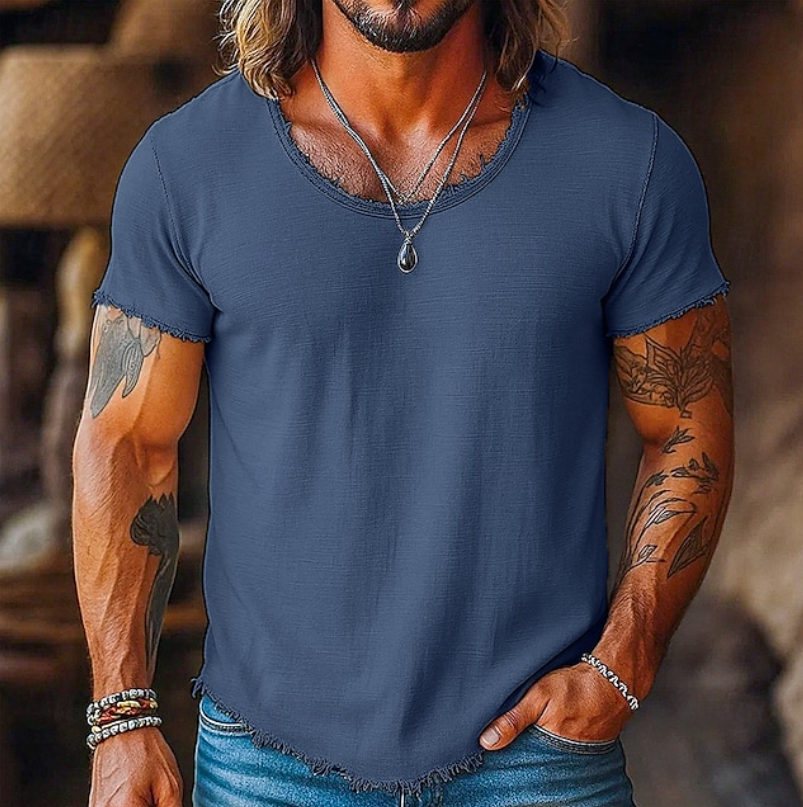 Relaxed Crew Neck T-Shirt for Men