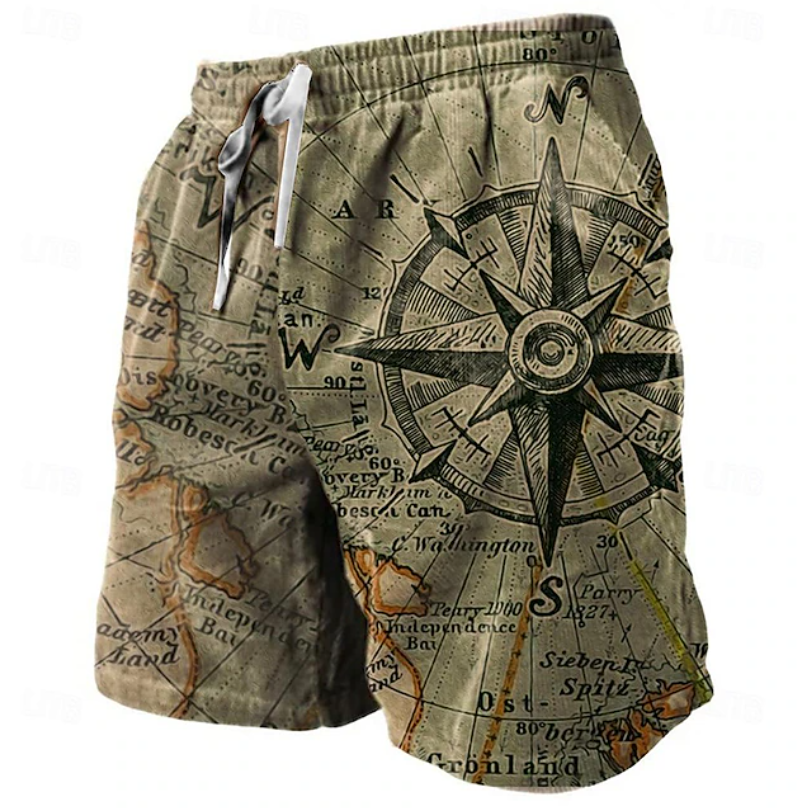 Men's Casual Drawstring Shorts