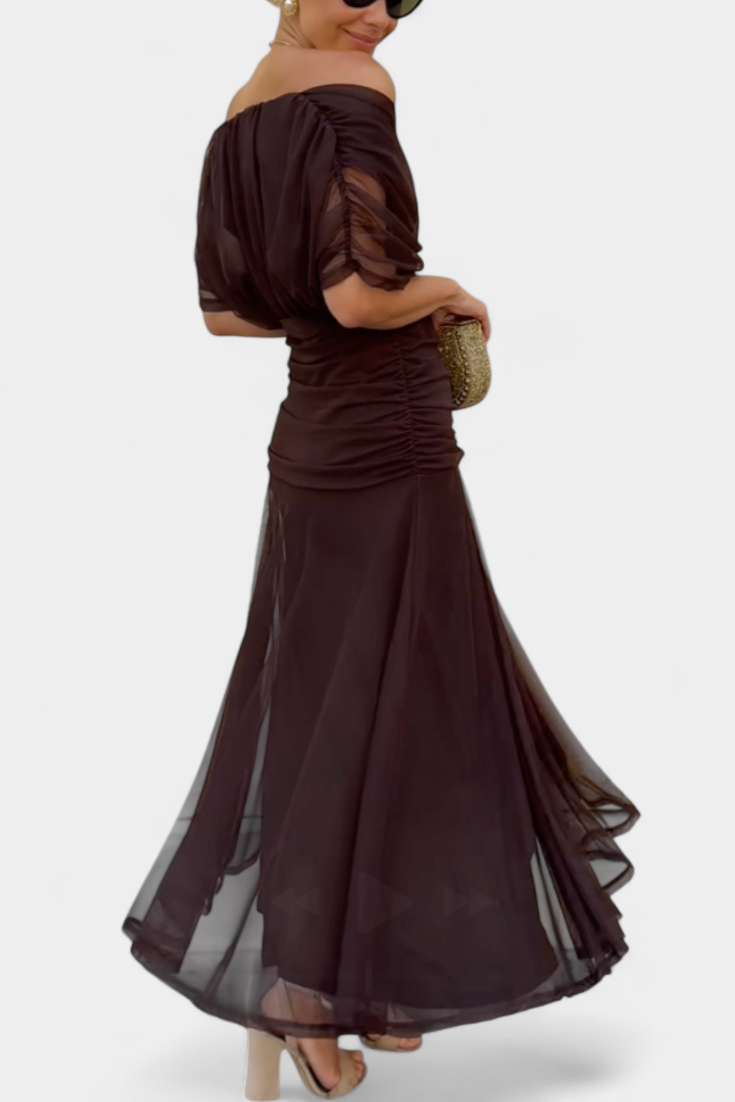 Off-Shoulder Dress for Women, Elegant Style
