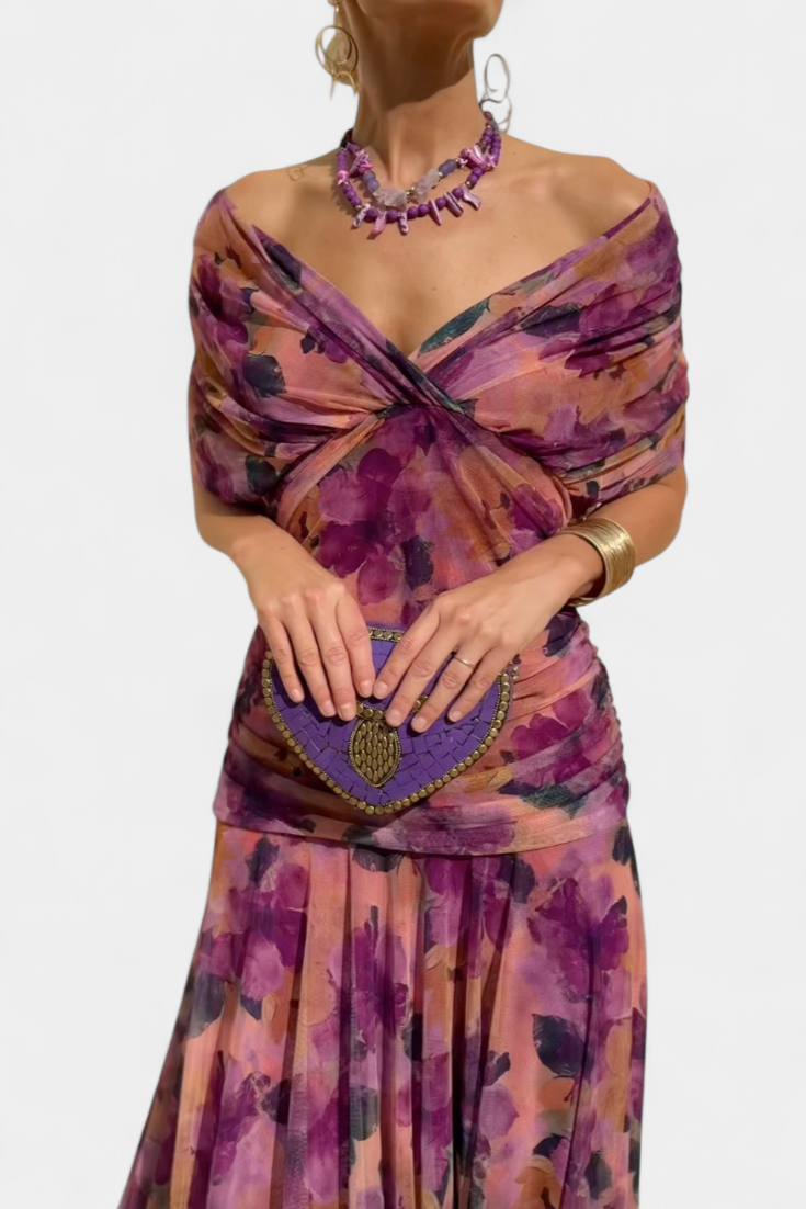Off-Shoulder Dress for Women, Elegant Style